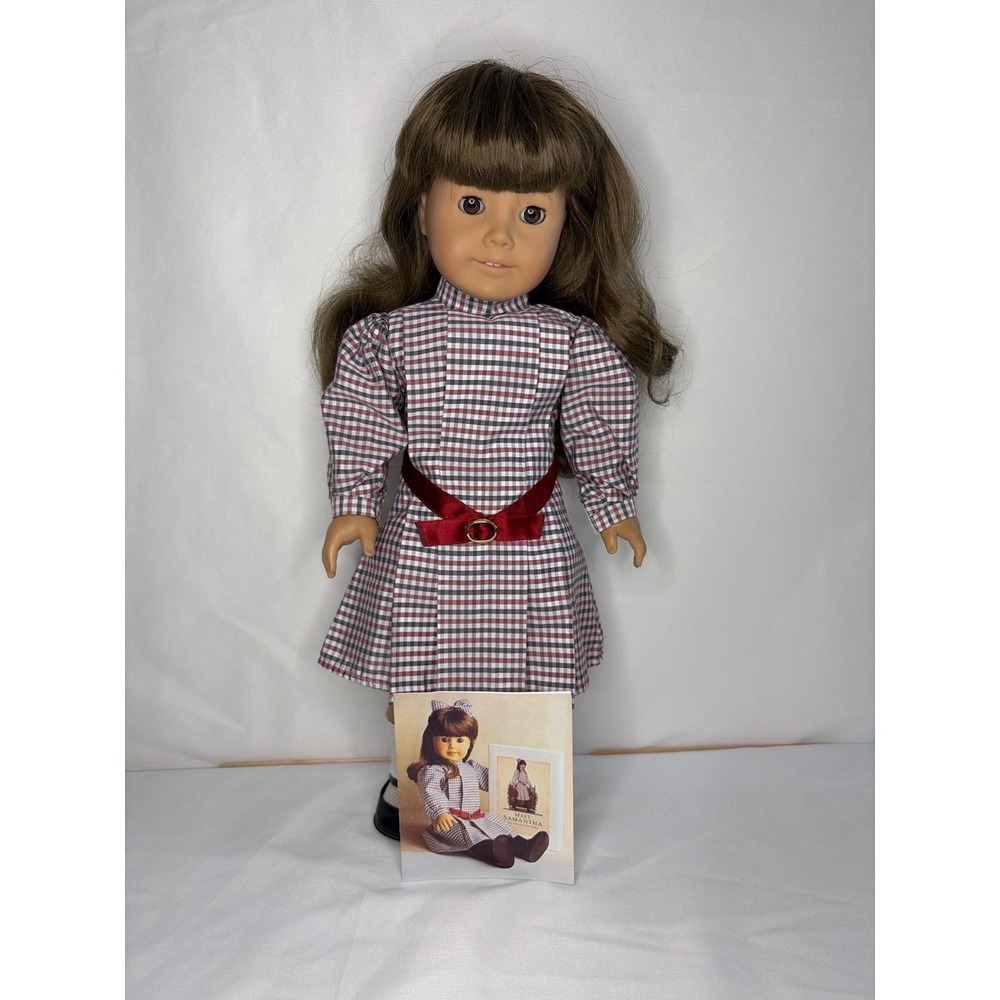 Pleasant Company American Girl Samantha Parkington Doll Meet Outfit Box Vintage